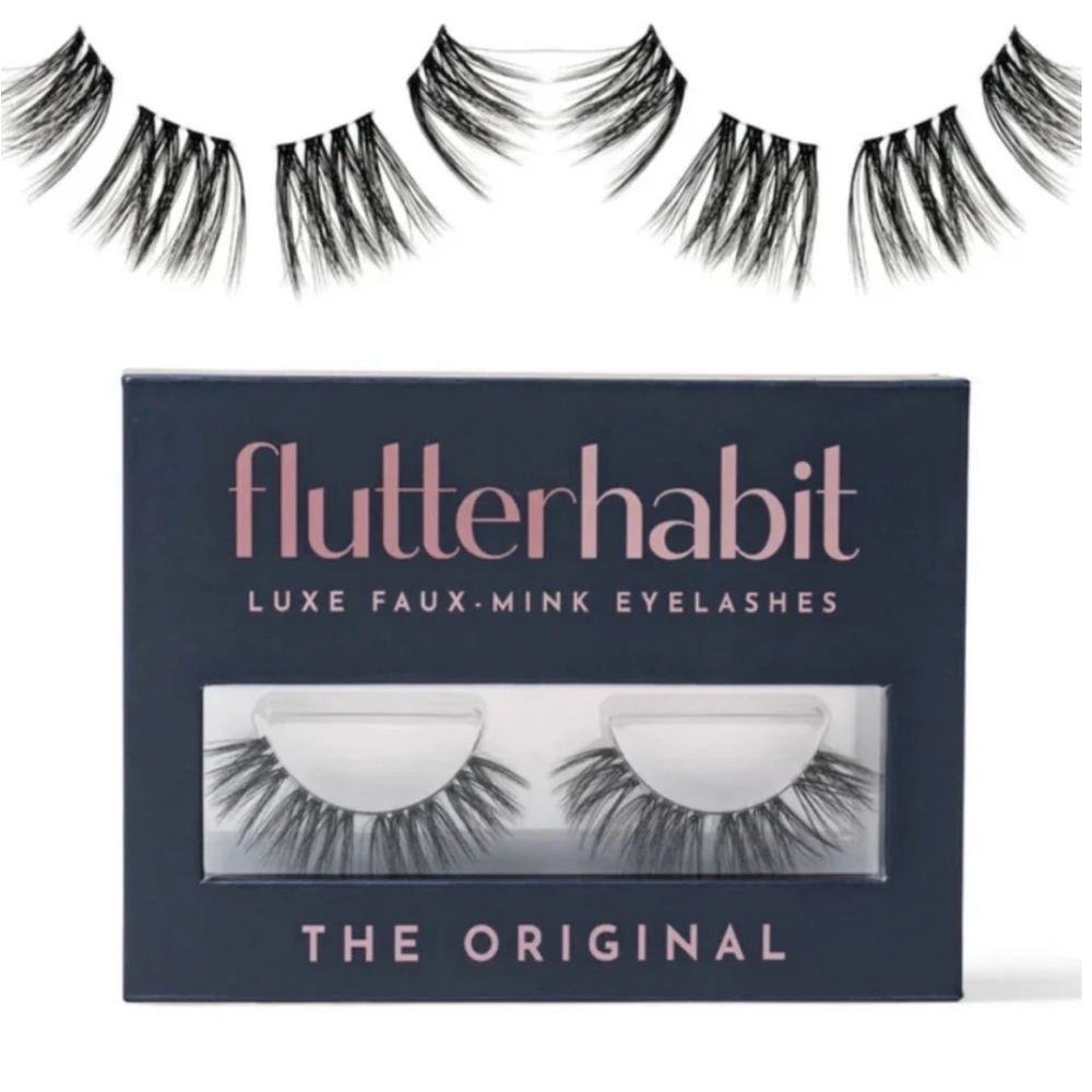 Flutter Habit The Original Luxe Faux-Mink Eyelashes - Black